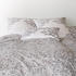 Elegante Mako-Satin Bettwäsche Belle greige 135x200+80x80 cm