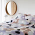 Elegante Mako-Satin Bettwäsche Flowers flieder 155x220+80x80 cm
