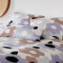 Elegante Mako-Satin Bettwäsche Flowers flieder 155x220+80x80 cm