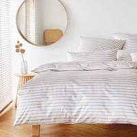 Elegante Bettw&auml;sche "Lines" 2 Stk. angenehmes Hautgef&uuml;hl