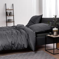 ESTELLA Bettw&auml;sche Valetta | anthrazit | 135x200 cm + 80x80 cm |...