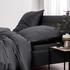 Estella Mako-Satin Bettwäsche Valetta 135x200+80x80 cm anthrazit