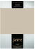 Janine Jersey Elastic Spannbetttuch 140x200 cm - 160x220 cm naturell