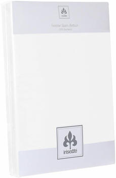 Irisette Feinbiber Spannbetttuch Merkur 150x200 cm weiss