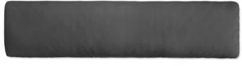 Traumschlaf Basic Single Jersey Seitenschläferkissen Bezug 40x140 cm anthrazit
