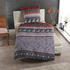 Traumschlaf Basic Biber Bettwäsche Winterland rot 200x220+2x 80x80 cm