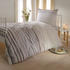 BettwarenShop Biber Bettwäsche Streifen beige 240x220+2x 80x80 cm