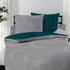 Traumschlaf Biber Bettwäsche Uptown 200x220+2x 80x80 cm smaragd