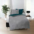 Traumschlaf Biber Bettwäsche Uptown 200x220+2x 80x80 cm smaragd