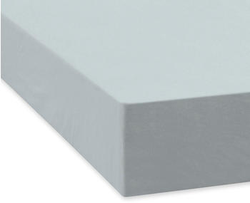 Traumschlaf Feinbiber Spannbettlaken 200x220 cm silber