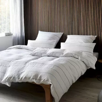 Elegante Halbleinen Bettwäsche Balance pastell 135x200+80x80 cm Elegante Halbleinen Bettwäsche Balance pastell 135x200+80x80 cm