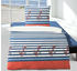 Traumschlaf Seersucker Bettwäsche Anker blau 135x200+80x80 cm