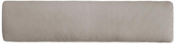 Traumschlaf Premium Interlock Jersey Seitenschläferkissen Bezug 40x140 cm grau