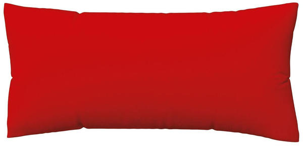 Schlafgut Woven Satin Bettwäsche Kissenbezug einzeln 40x80 cm red-deep