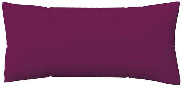 Schlafgut Woven Satin Bettwäsche Kissenbezug einzeln 40x80 cm purple-deep