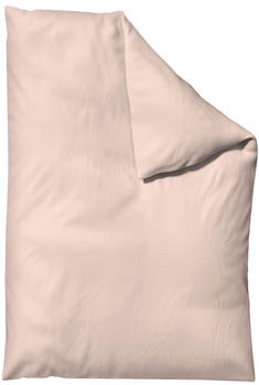 Schlafgut Woven Satin Bettwäsche Bettbezug einzeln 155x220 cm red-light