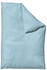 Schlafgut Woven Satin Bettwäsche Bettbezug einzeln 155x220 cm blue-light