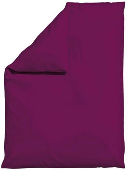Schlafgut Woven Satin Bettwäsche Bettbezug einzeln 155x220 cm purple-deep