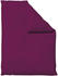 Schlafgut Woven Satin Bettwäsche Bettbezug einzeln 155x220 cm purple-deep