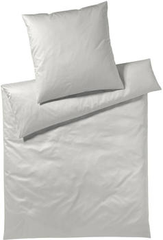 Elegante Mako-Satin Bettwäsche Solid beige 135x200+80x80 cm