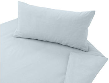 Cotonea Bio-Chambray Bettwäsche Nuance 155x220 + 80x80 cm hellblau