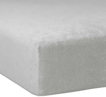 Traumschlaf Flausch Biber Boxspring Matratzen Spannbettlaken 180x200 cm - 200x200 cm platin