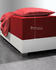Fleuresse Comfort XL Spannbettlaken Mako-Jersey bordeaux 150x200 cm