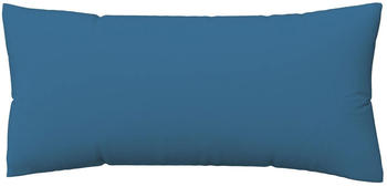 Schlafgut Woven Satin Bettwäsche Kissenbezug einzeln 40x80 cm blue-mid