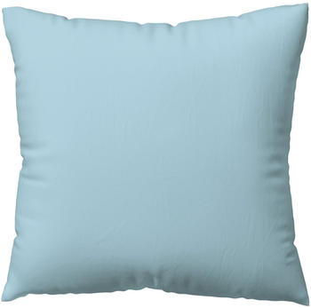 Schlafgut Woven Satin Bettwäsche Kissenbezug einzeln 40x40 cm blue-light