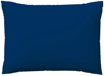 Schlafgut Woven Satin Bettwäsche Kissenbezug einzeln 60x80 cm blue-deep