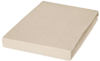 Janine Topper Comfort Jersey Spannbetttuch 180x200 cm - 200x220 cm naturell