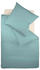 Fleuresse Colours Satin-Bettwäsche aqua 155x200+80x80 cm
