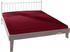 Bassetti Jersey-Elasthan Spannbettlaken bordeaux 550 90-100x190-220 cm