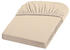 Fleuresse Comfort Spannbettlaken Baumwoll-Jersey natur 180x200 cm