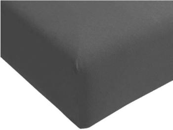Bassetti Jersey-Elasthan Topper-Bettlaken titan 90-100x190-220 cm