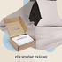 SleepWise Bettwäsche 135x200 cm, Microfaser Duvet Cover 1 Bett- und 1 Kissenbezug