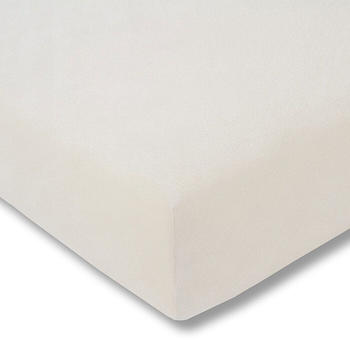 Estella Samt-Velours Spannbetttuch 140x200 - 160x200 cm elfenbein