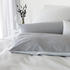 Elegante Soft-Flanell Bettwäsche Tender silver 155x220 cm+80x80 cm