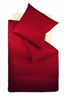 Fleuresse Colours Bettwäsche-Garnitur bordeaux 200x220+2x80x80 cm