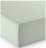 Fleuresse Comfort Spannbettlaken Baumwoll-Jersey mint 180x200 cm