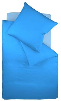 Fleuresse Colours Bettwäsche-Garnitur meeresblau 240x220+2x80x80 cm
