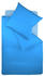 Fleuresse Colours Bettwäsche-Garnitur meeresblau 240x220+2x80x80 cm