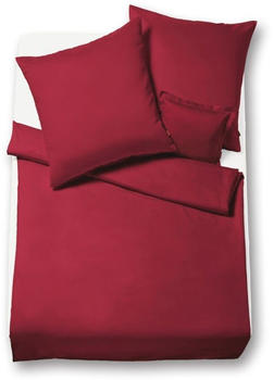 Fleuresse Lech Bettw&auml;sche-Set Flanell rot 240x220+2x80x80 cm