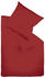 Fleuresse Colours Bettwäsche-Garnitur bordeaux 200x200+2x80x80 cm