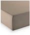Fleuresse Comfort Spannbettlaken Mako-Jersey taupe 180x200 cm