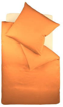 Fleuresse Colours Bettwäsche-Garnitur orange 240x220+2x80x80 cm