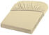 Fleuresse Comfort Spannbettlaken Baumwoll-Jersey vanille 180x200 cm