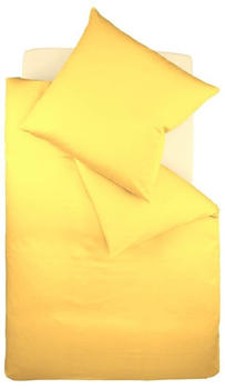 Fleuresse Colours Bettw&auml;sche-Garnitur gelb 200x220+2x80x80 cm