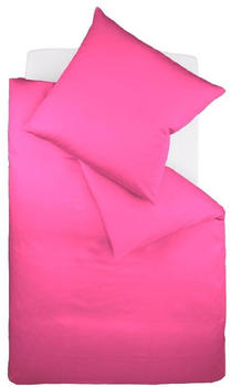 Fleuresse Colours Bettw&auml;sche-Garnitur cassis 200x220+2x80x80 cm