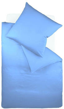 Fleuresse Colours Bettw&auml;sche-Garnitur mittelblau 240x220+2x80x80 cm